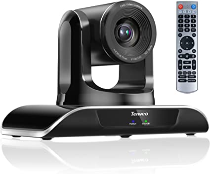 Photo 1 of Tenveo 10X Optical Zoom PTZ Video Conference Room Camera USB/HDMI/SDI/LAN Camera FHD 1080P 60FPS Webcam for Live Streaming Meeting Broadcast Business Church Education for Zoom Skype Teams OBS YouTube
