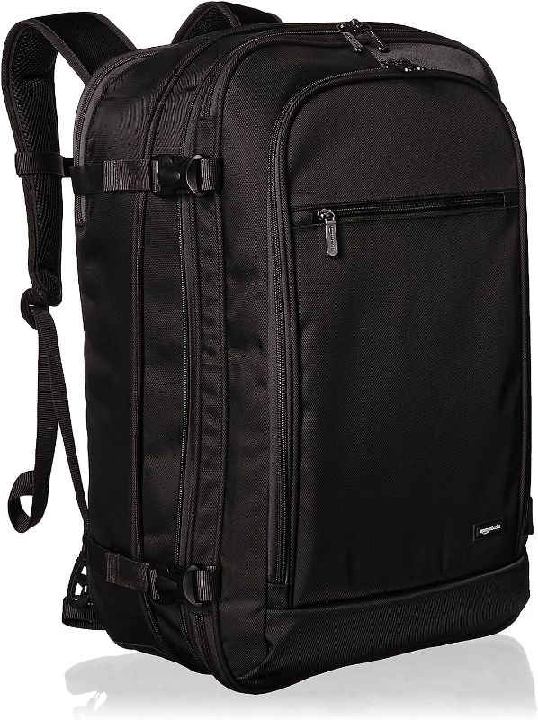 Photo 1 of Amazon Basics Carry-On Travel Backpack - BLACK Backpack