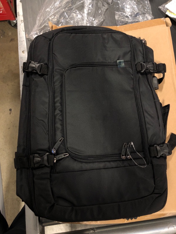 Photo 1 of Amazon Basics Carry-On Travel Backpack - BLACK Backpack