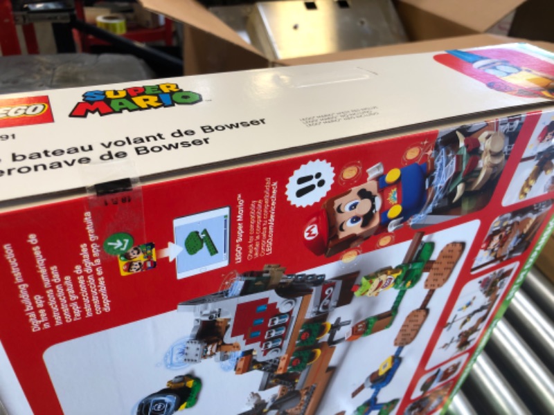 Photo 3 of LEGO Super Mario Bowser’s Airship Expansion Set 71391 Building Kit; Collectible Build-Display-and-Play Toy for Kids, New 2021 (1,152 Pieces) NEW 