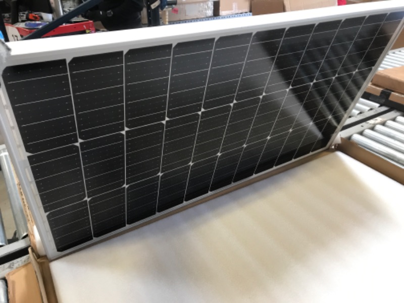 Photo 3 of ECO-WORTHY 100 Watt 12 Volt Solar Panel Kit for RV Battery Boat Trailer Cabin Garden Shed Home: 100W Solar Panel+30A PWM Charge Controller+ Tray Cable + Z Mounting Brackets 100W KIT