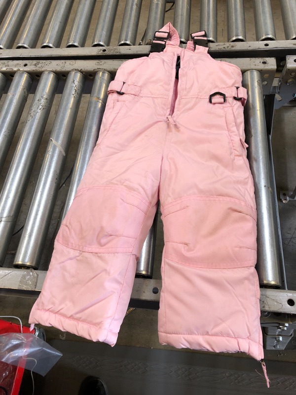Photo 1 of 2T LITTLE GIRLS SNOW/SNOWBOARD OVERALLS USED