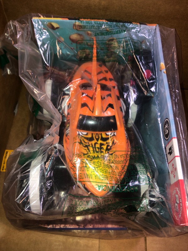 Photo 1 of Hot Wheels Monster Trucks, Remote Control Car, Monster Truck Toy with All-Terrain Wheels, 1:15 Scale Unstoppable Tiger Shark RC
