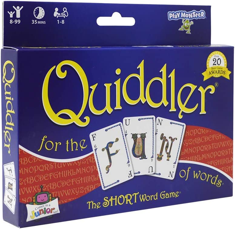 Photo 1 of Quiddler — Card Game — Make Short Words With Cards to Win — For Family Game Nights — Ages 8+