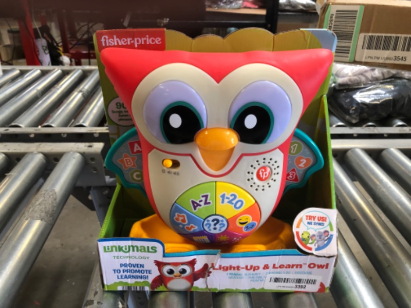 Photo 2 of Fisher-Price Linkimals Interactive Learning Toy for Toddlers with Lights Music and Motion, Light-Up & Learn Owl