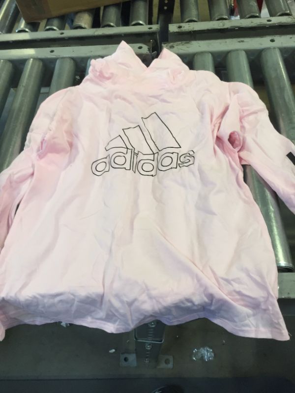 Photo 2 of adidas Girls' Long Sleeve Hooded Graphic Tee - SIZE XL/16