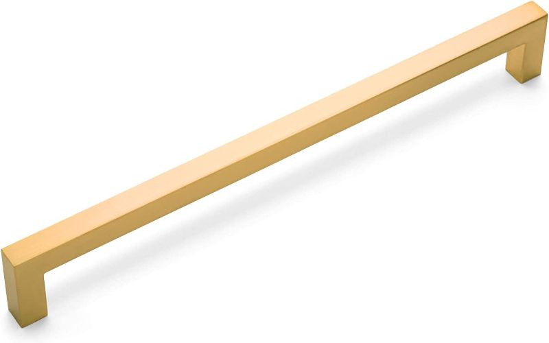 Photo 1 of  Gold Modern Cabinet Hardware Handle Pull - 7-1/2" Inch (192mm) Hole Centers