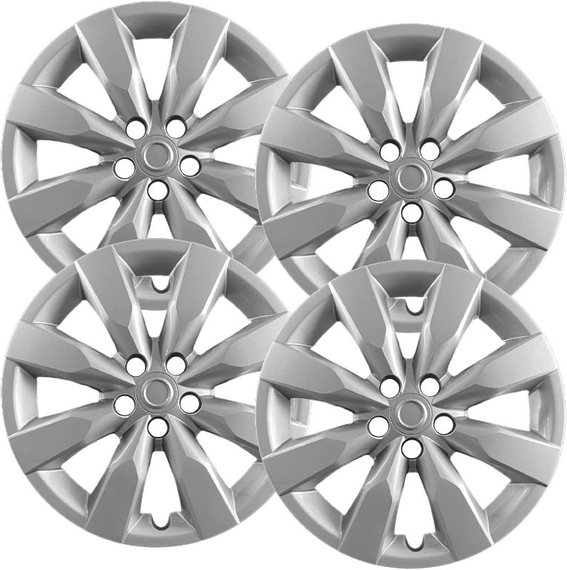 Photo 1 of  Premium Quality 16 Silver Hubcaps Wheel Covers fits 2014 2015 2016 Toyota Corolla, Heavy Duty Construction (Set o 61172AMS-4 0
