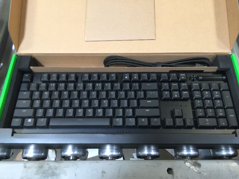 Photo 2 of Razer DeathStalker V2 Pro Wireless Gaming Keyboard: Low-Profile Optical Switches - Linear Red - HyperSpeed Wireless & Bluetooth 5.0-40 Hr Battery - Ultra-Durable Coated Keycaps - Chroma RGB DeathStalker V2 Pro Linear Optical Switch