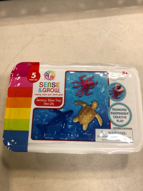 Photo 2 of Creative Kids Sense & Grow Sensory Slime Tray Sea Life Play Kit NEW