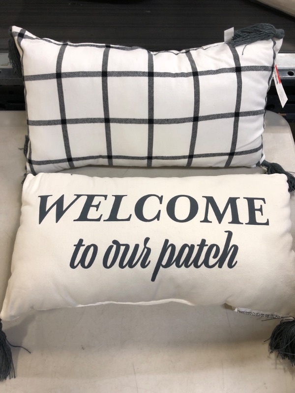 Photo 1 of 2Pack  Small Decorative Pillows 10x18inch