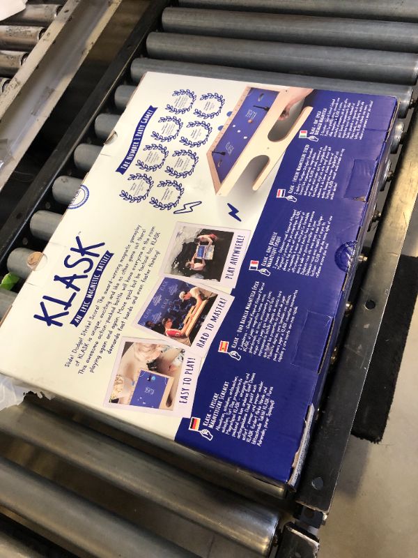 Photo 2 of KLASK: The Magnetic Award-Winning Party Game of Skill - for Kids and Adults of All Ages That’s Half Foosball, Half Air Hockey Original