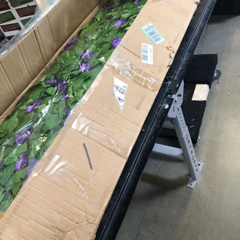 Photo 1 of DOEWORKS Expandable Fence Privacy Screen for Balcony Patio Outdoor, 4PCS Faux Ivy Fencing Panel for Backdrop Garden Backyard Home Decorations 18*48 Inch * 4 PC