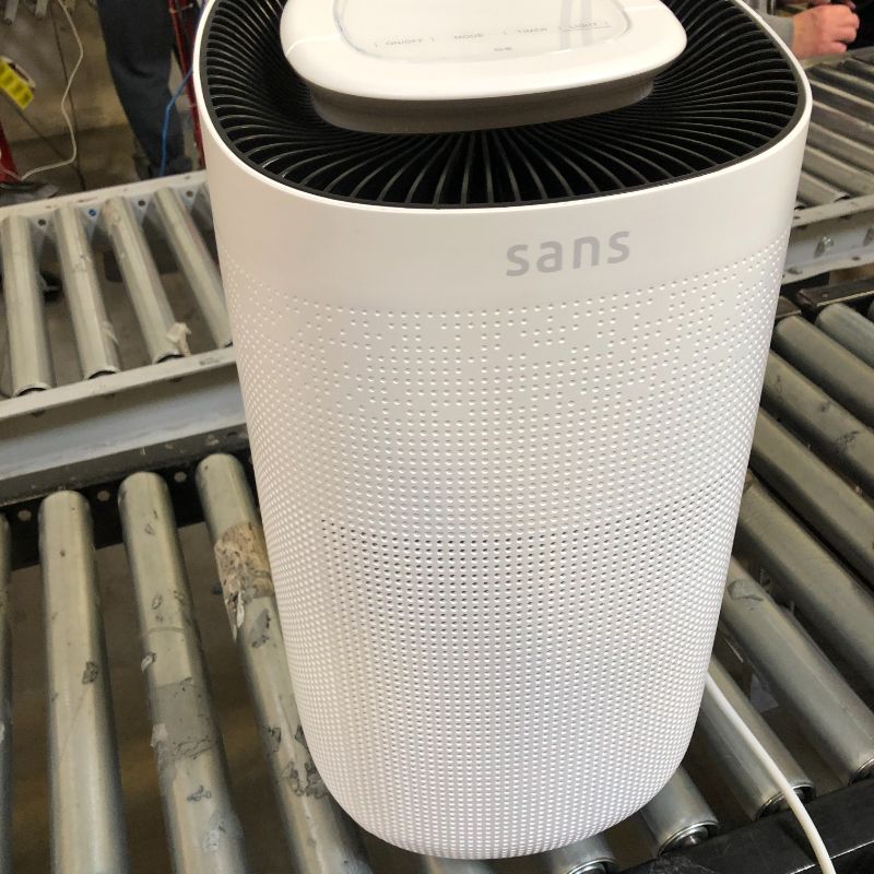 Photo 3 of Sans HEPA 13 Air Purifier - Smart High-Performance Large Room Air Purifier, 1560ft² Ultra-Quiet Home Air Purifier with Pre-Filter, Activated Carbon, and UV-C Light. Protect from Odors, Smoke, Pollutants, Allergens, Dust, Dander, and Harmful Chemicals.