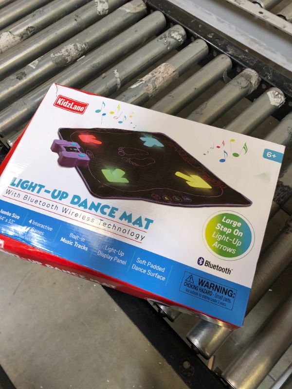 Photo 2 of Kidzlane Dance Mat | Light Up Dance Pad with Wireless Bluetooth/AUX or Built in Music | Dance Game with 4 Game Modes | Gift Toy for Girls & Boys Ages 6 7 8 Years Old +