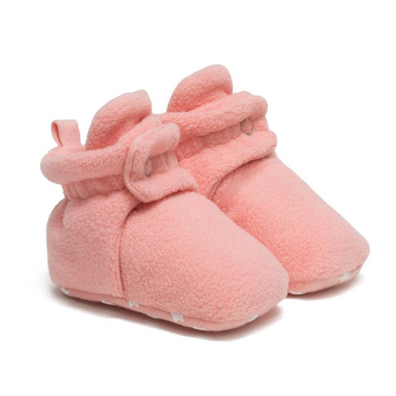 Photo 1 of Baby Ro+Me by Robeez Bootie Slippers - Pink 0-3M
