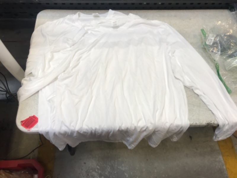 Photo 1 of 2 PACK WHITE LONG SLEEVES 
XLARGE 