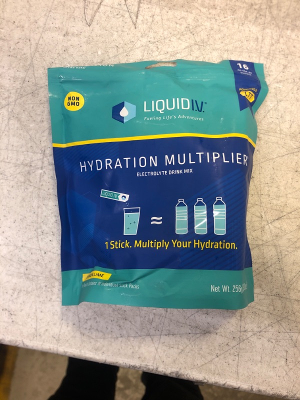 Photo 2 of Liquid I.V. Hydration Multiplier - Lemon Lime 16 Count (Pack of 1)