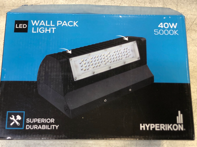 Photo 1 of  HYPERIKON LED WALL PACK LIGHT 40 W 500K 