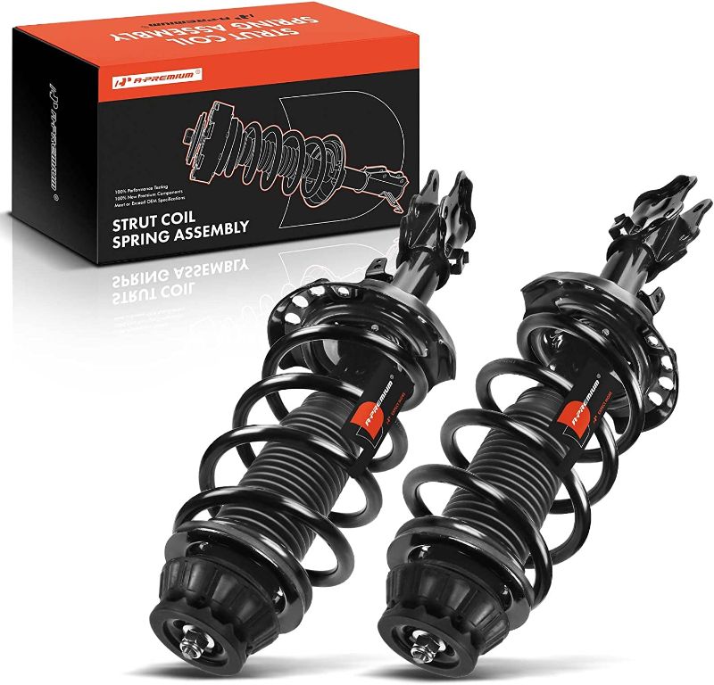 Photo 1 of A-Premium Front Pair (2) Complete Strut & Coil Spring Assembly Compatible with Kia Soul 2010 2011 2012 2013, Replace# 172969 172968
