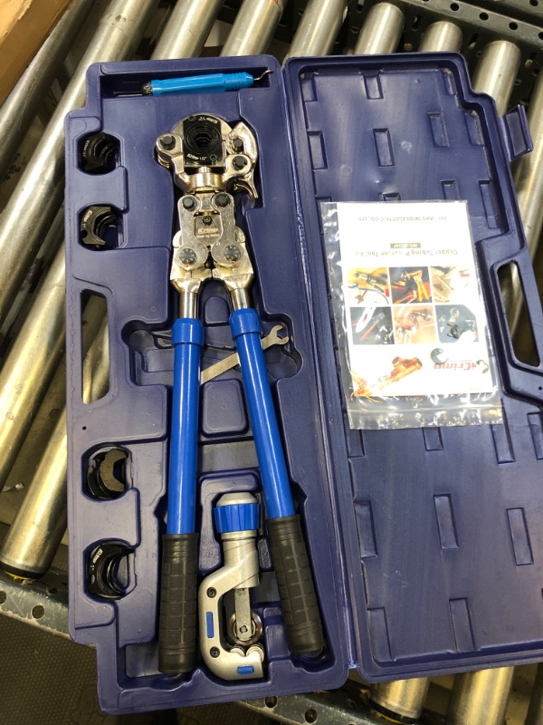 Photo 1 of iCrimp Copper Pipe Pressing Tool Kit with Cutter&Deburring Tool for ProPress Copper Fitting-Manufactured by IWISS
