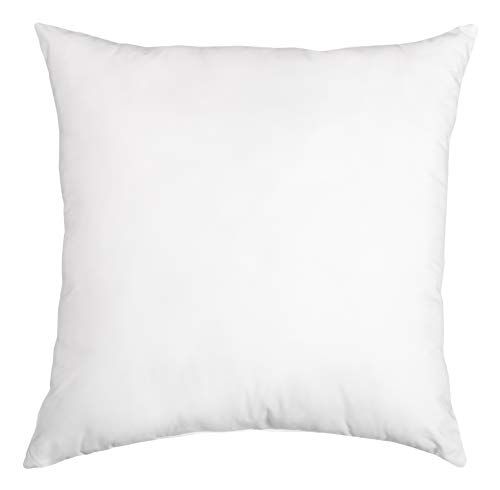 Photo 1 of Amazon Basics White Hypoallergenic Decorative Throw Pillow Insert - 28" X 28", 1-Pack
