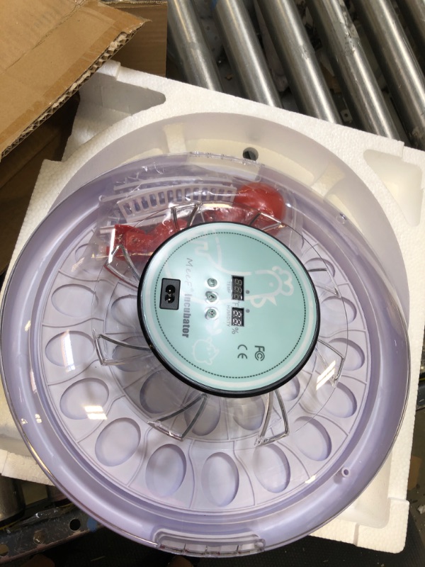 Photo 1 of MeeF Incubator Automatic 30 Eggs Incubator Intelligent Constant Temperature? can Hatch 30 Duck Eggs, Pigeon Eggs, Quail Eggs and 15 Goose Eggs?Fahrenheit Display