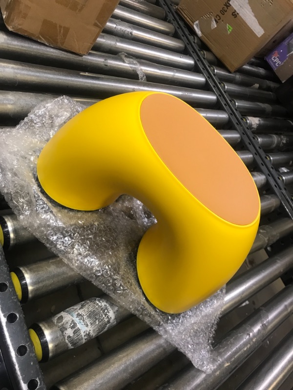 Photo 2 of LAN ZHANG GUI Kid Stool Children's Stool Rainbow Stool Foot Stool is Suitable for Living Room bedrooms, Study, Kitchen and Bathroom, etc. (Yellow)
