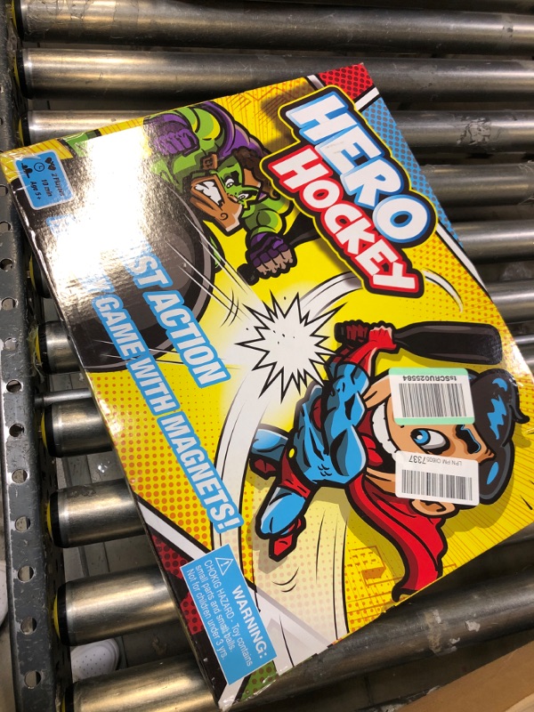 Photo 2 of Hero Hockey | Fast Action Hockey Game with Magnets | Skill and Dexterity Game for Adults and Kids | Fun Family Game | Ages 5 and up | 2 Players | Average Playtime 10 Minutes
