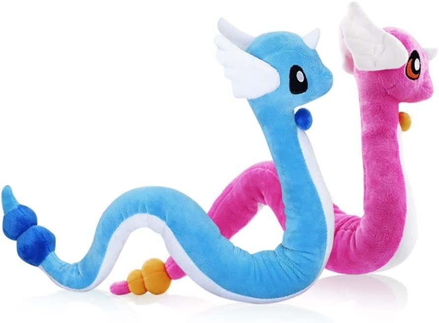 Photo 1 of Ayaksmi 2Pcs 26 inch Dragonair Plush Lovely Dragon Stuffed Animal Plush Doll, Dinosaur Toys for Kids 3-5.
