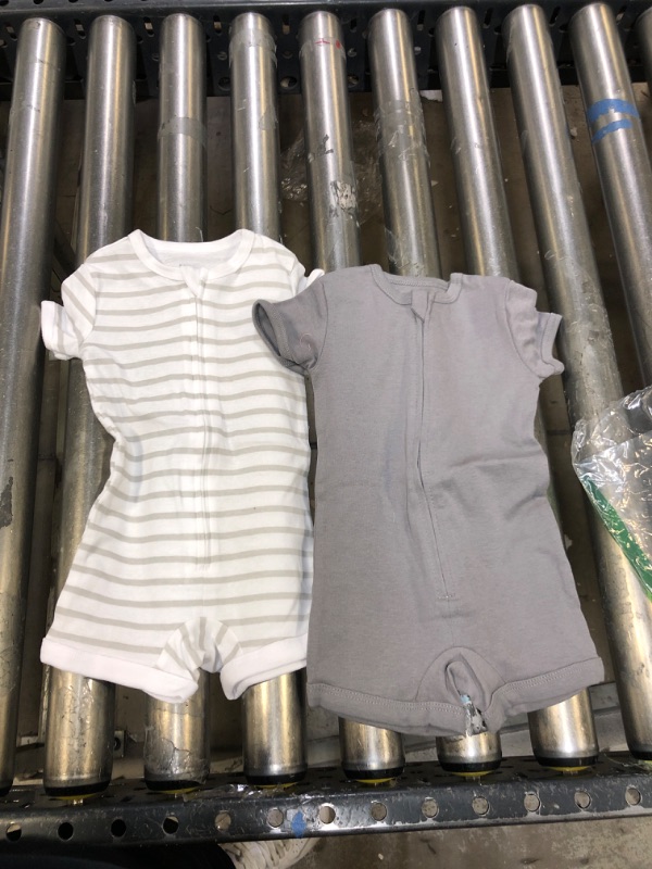 Photo 1 of 6-12 MONTH  HANES BABY UNISEX ROMPERS, 2 PACK 