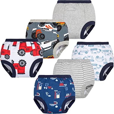 Photo 1 of 6 PAck- BIG ELEPHANT Potty Training Underwear, Soft Cotton Absorbent Training Pants for Baby Boys. Size 5T