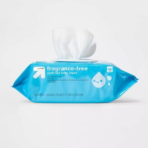 Photo 1 of Fragrance-Free Baby Wipes- up & up™ (4 pack)
