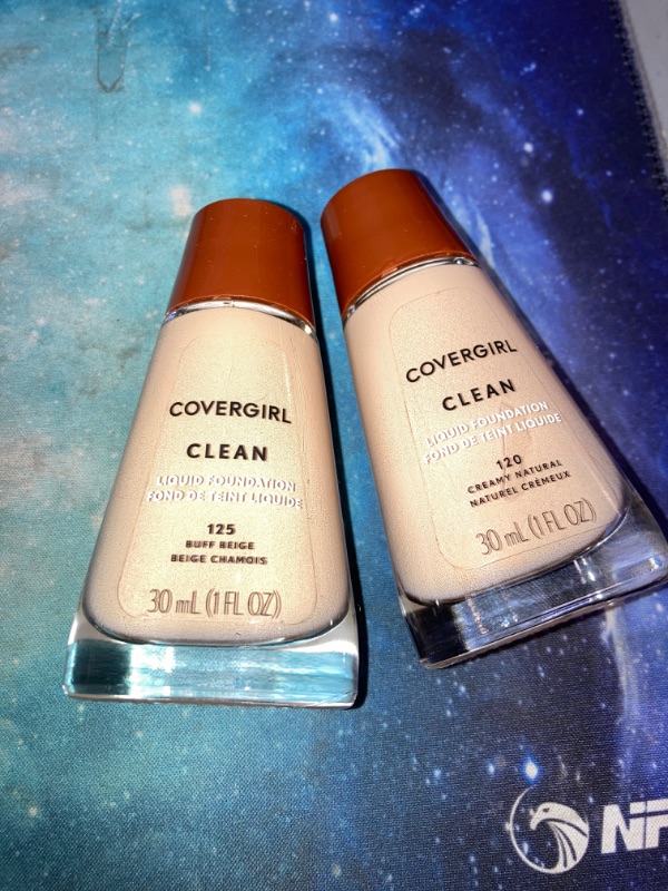 Photo 2 of 2 pack COVERGIRL Clean Liquid Foundation - 120 Creamy Natural - 1 fl oz