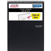 Photo 1 of 5 pack Five Star 8.5"x11" 1 Subject Graph Ruled Spiral Notebook Blue

