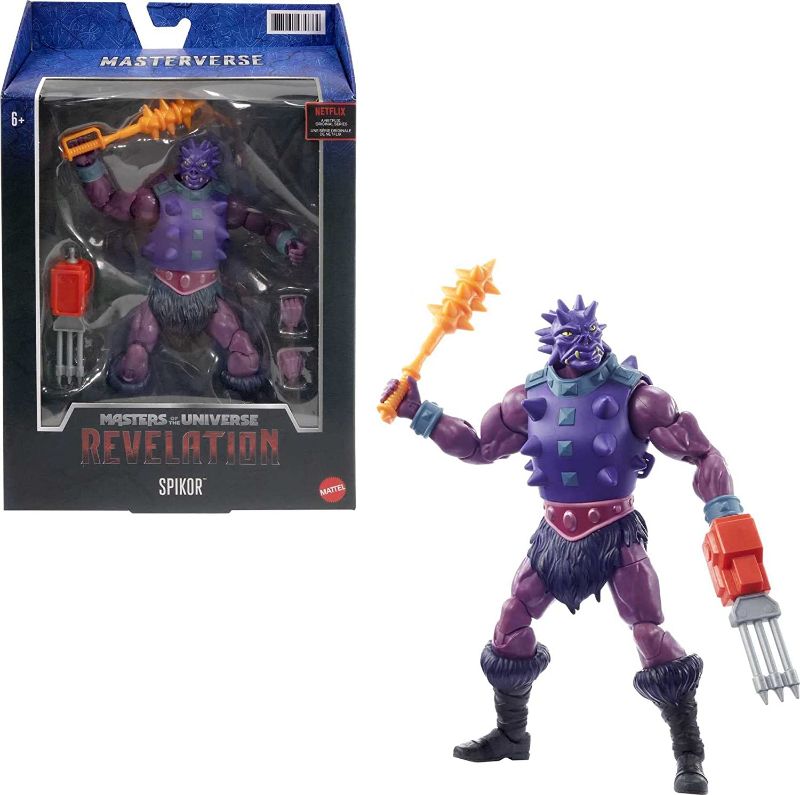 Photo 1 of Masters of the Universe Masterverse Collection, Revelation Spikor 7-in Motu Battle Figure for Storytelling Play and Display, Gift for Kids Age 6 and Older and Adult Collectors,GYV14
