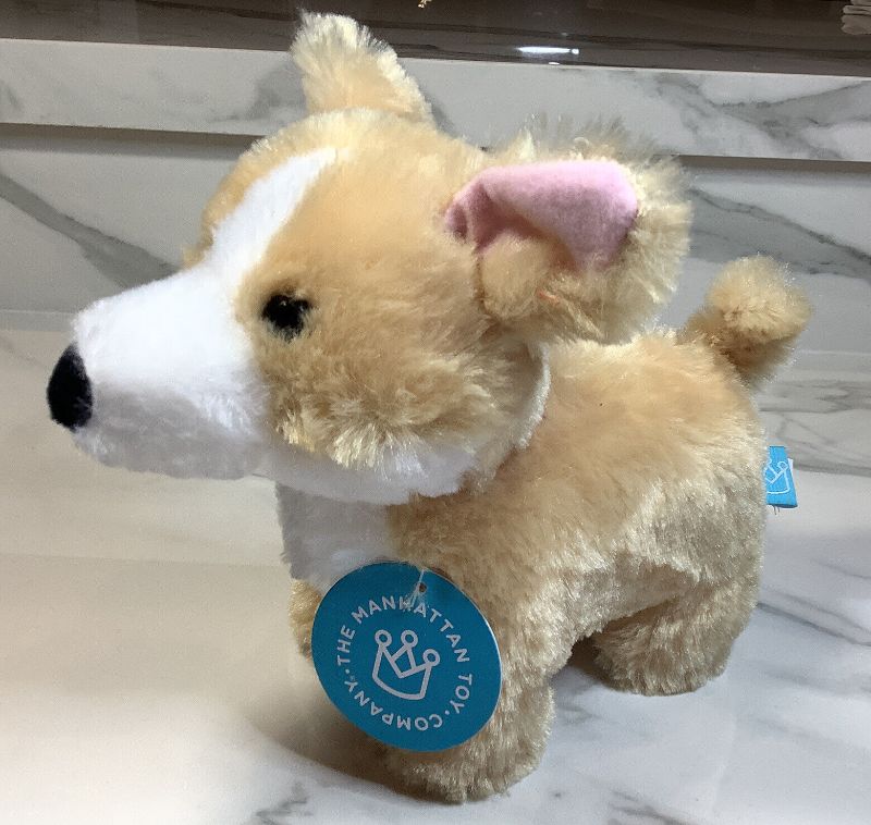 Photo 1 of NWT WOOLLIES CORGI Puppy Dog Plush Stuffed Animal MANHATTAN TOY
