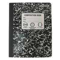 Photo 1 of 20 pack Graph Ruled Solid Composition Notebook Black - Unison

