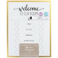 Photo 1 of 11''x14'' Welcome To Our Room Board Gold - Quartet

