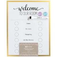Photo 1 of 11''x14'' Welcome To Our Room Board Gold - Quartet
