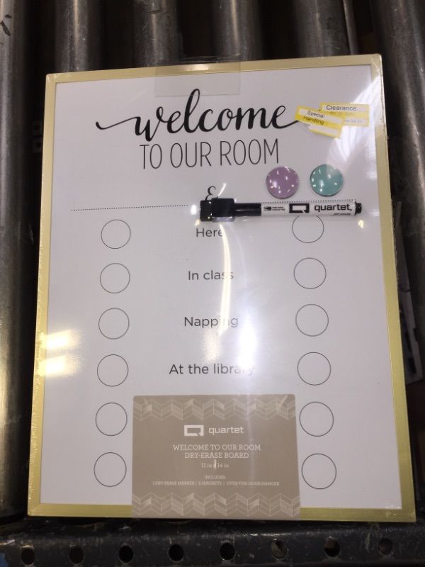 Photo 1 of 11''x14'' Welcome To Our Room Board Gold - Quartet
