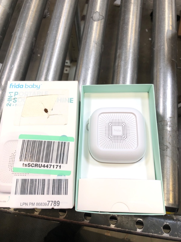 Photo 1 of Frida Baby 2-in-1 Portable Sound Machine + Nightlight | White Noise Machine with Soothing Sounds for Stroller or Car Seat with Volume Control