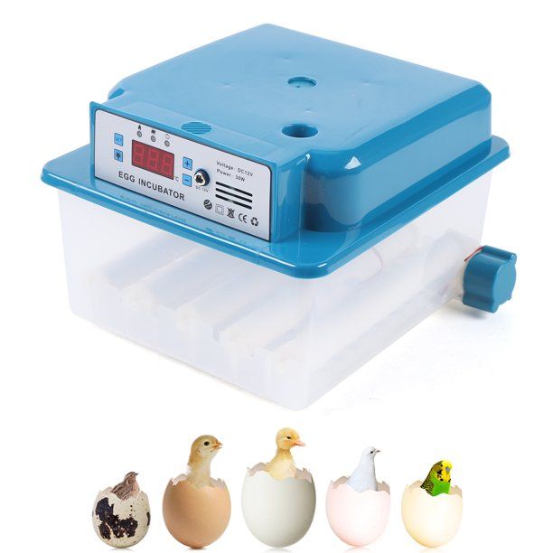 Photo 1 of Egg Incubator, 16 Eggs Hatching Incubator with Fully Automatic Egg Turning and Temperature Control, Clear Poultry Hatcher for Chicken, Quail, Duck
