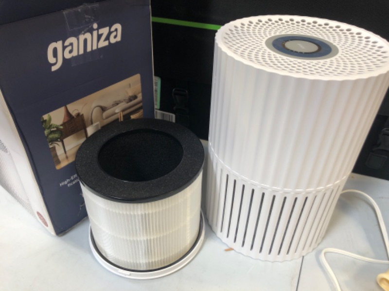 Photo 1 of Air Purifiers for Home Large Room up to 800ft², Ganiza H13 True HEPA air purifiers for Bedroom Pets Hair Dander with Night Light, Sleep Mode, Child Lock A10