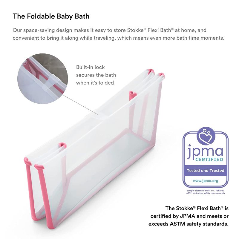 Photo 3 of Stokke Flexi Bath® | Transparent Pink