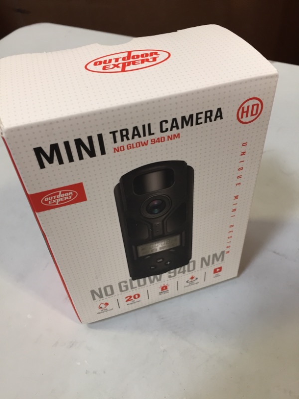 Photo 1 of 20MP Mini Trail Camera,1080P Hunting Trail Camera with No Glow 940nm Night Vision Motion Activated IP66 Waterproof,80ft Illumination Range Outdoor Expert Hunting Game Cam for Wildlife Monitoring