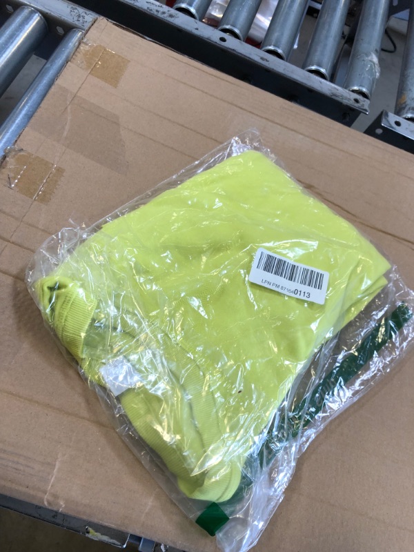 Photo 1 of Amazon Essentials Women's French Terry Fleece Crewneck Sweatshirt (Available in Plus Size) Small Lime Green