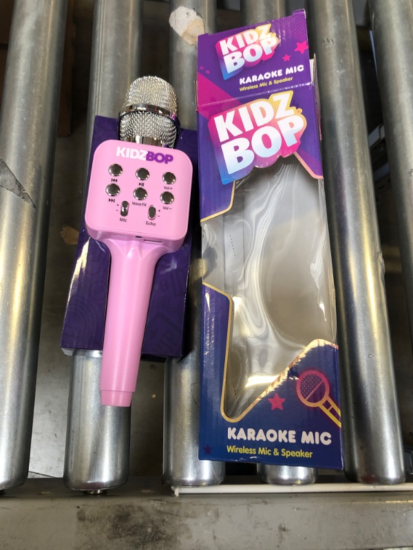 Photo 2 of Move2Play Kidz Bop Karaoke Microphone Gift, The Hit Music Brand for Kids, Toy for 4, 5, 6, 7, 8, 9, 10 Year Old Girls and Boys, Pink