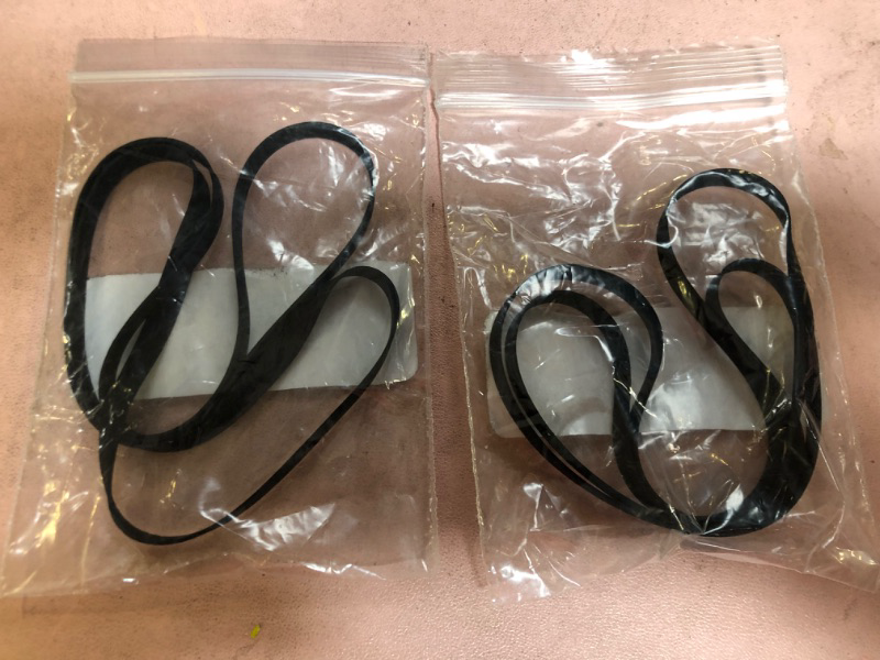 Photo 1 of TURNTABLE BELT FOR TECHNICS SL-BD22 SL-BD1 SL-BD2 SL-BD21 SL-BD35 SL-HM42 SG-D10 Pack of 2
