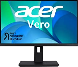 Photo 1 of Acer Vero BR247Y bmiprx 23.8” FHD IPS Zero-Frame Monitor with Adaptive-Sync | 75Hz Refresh Rate | 4ms | EPEAT Silver | Made with Post-Consumer Recycled (PCR) Material (Display Port, HDMI 1.4 & VGA)
